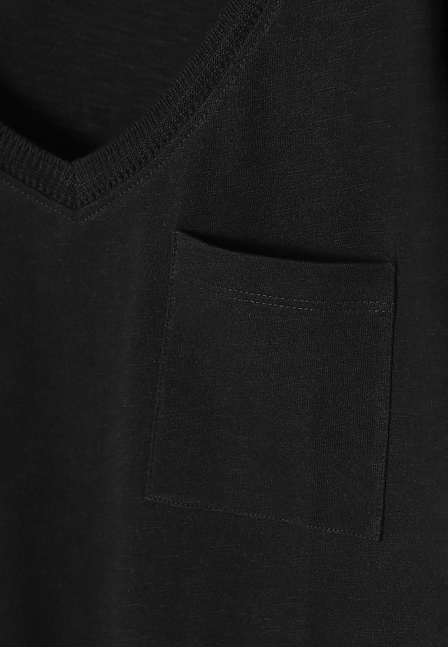 T-SHIRT DAMSKI Z KIESZONKĄ MIMI T-SHIRT DAMSKI Z KIESZONKĄ MIMI CZARNY 6