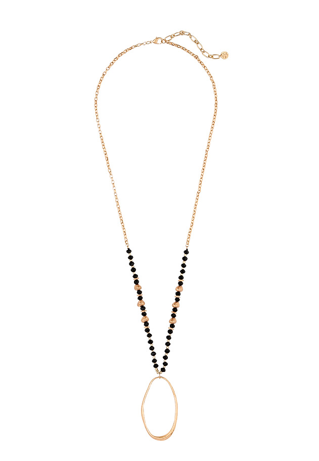 LADIES' NECKLACE SHANI LADIES' NECKLACE SHANI BLACK 1