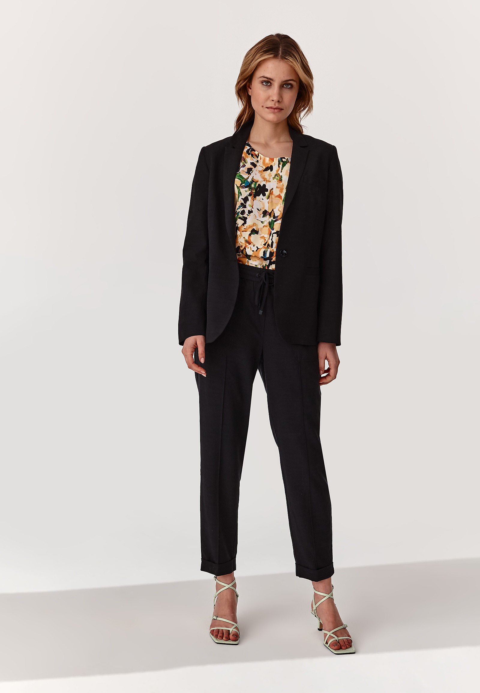 dámské sako textilní AMALFINA dámské sako textilní AMALFINA ČERNÁ 76670