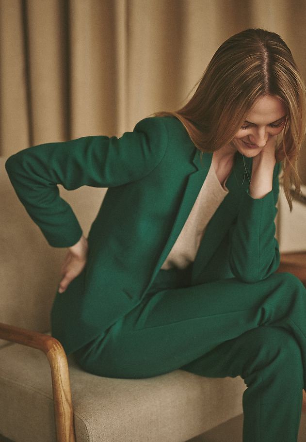 KLASIČNI SRAZNI BLAZER - RAMONA KLASIČNI SRAZNI BLAZER - RAMONA ZELENA 1