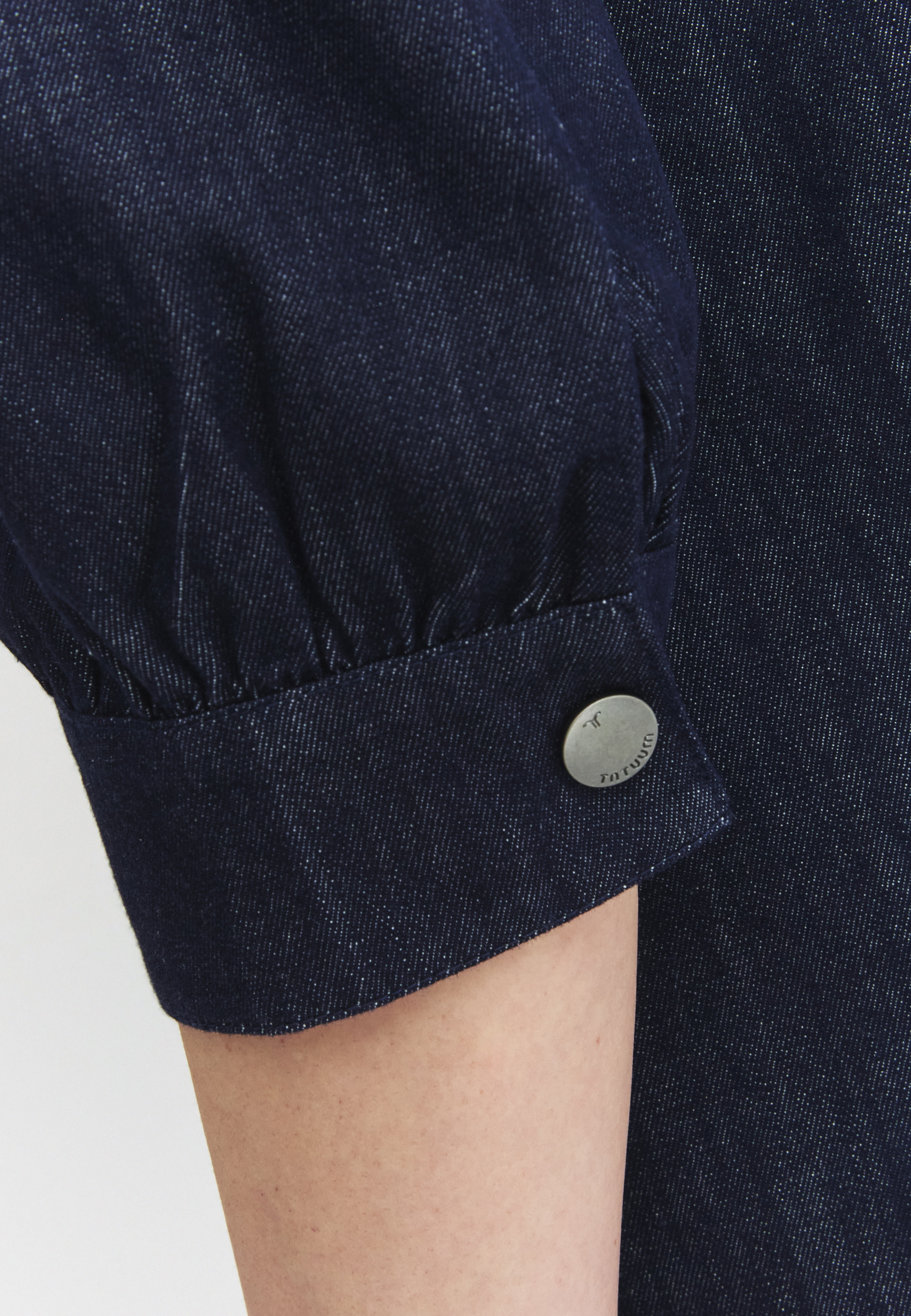 sukienka damska tkaninowa DENIMA GRANATOWY 2