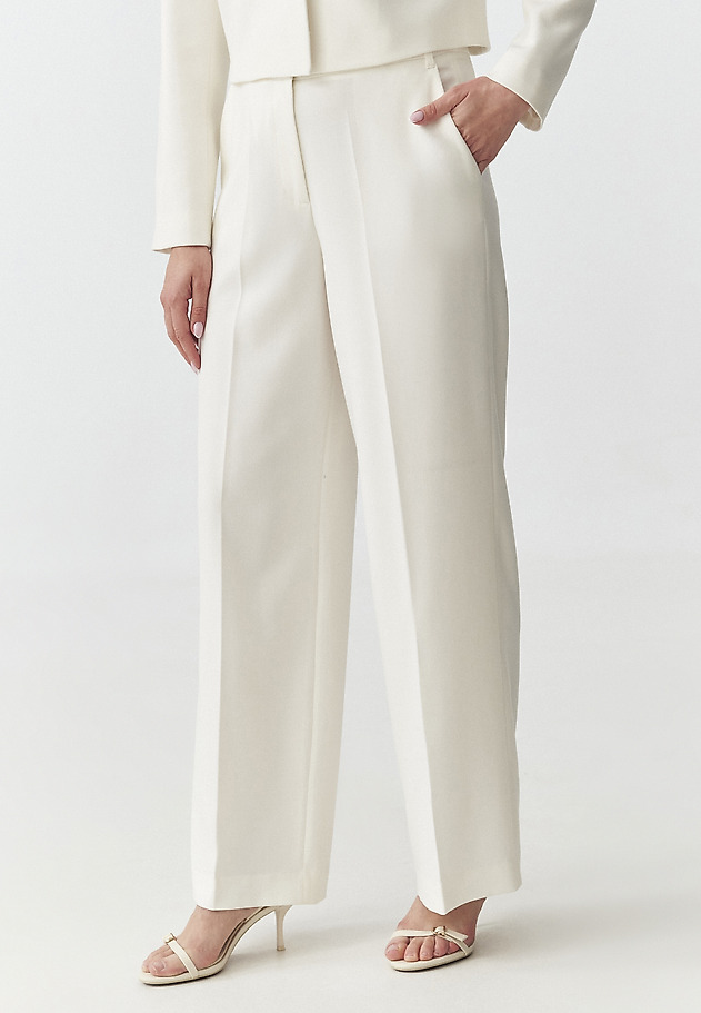 SUIT PANTS — MASDA 2 SUIT PANTS — MASDA 2 ECRU 2