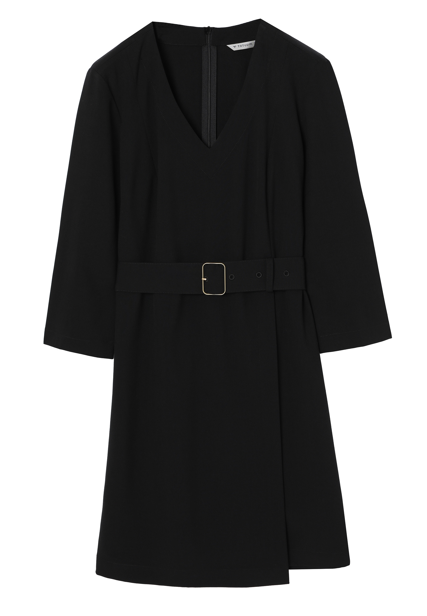 KRÁTKE ŠATY S OPASKOM - ZAKA ČIERNA 2