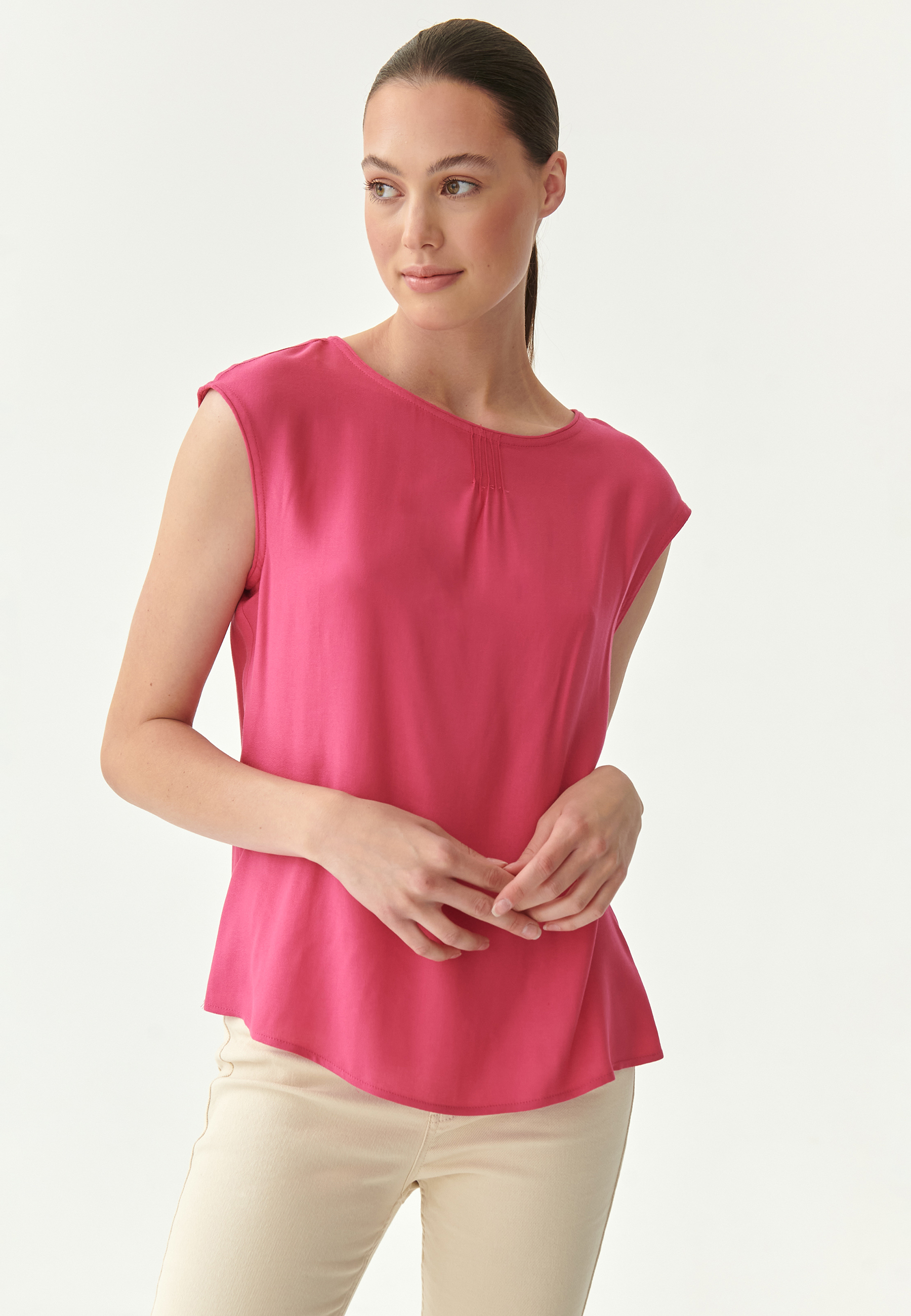 BLUZĂ DE DAMĂ DIN ȚESĂTURĂ MIPLA