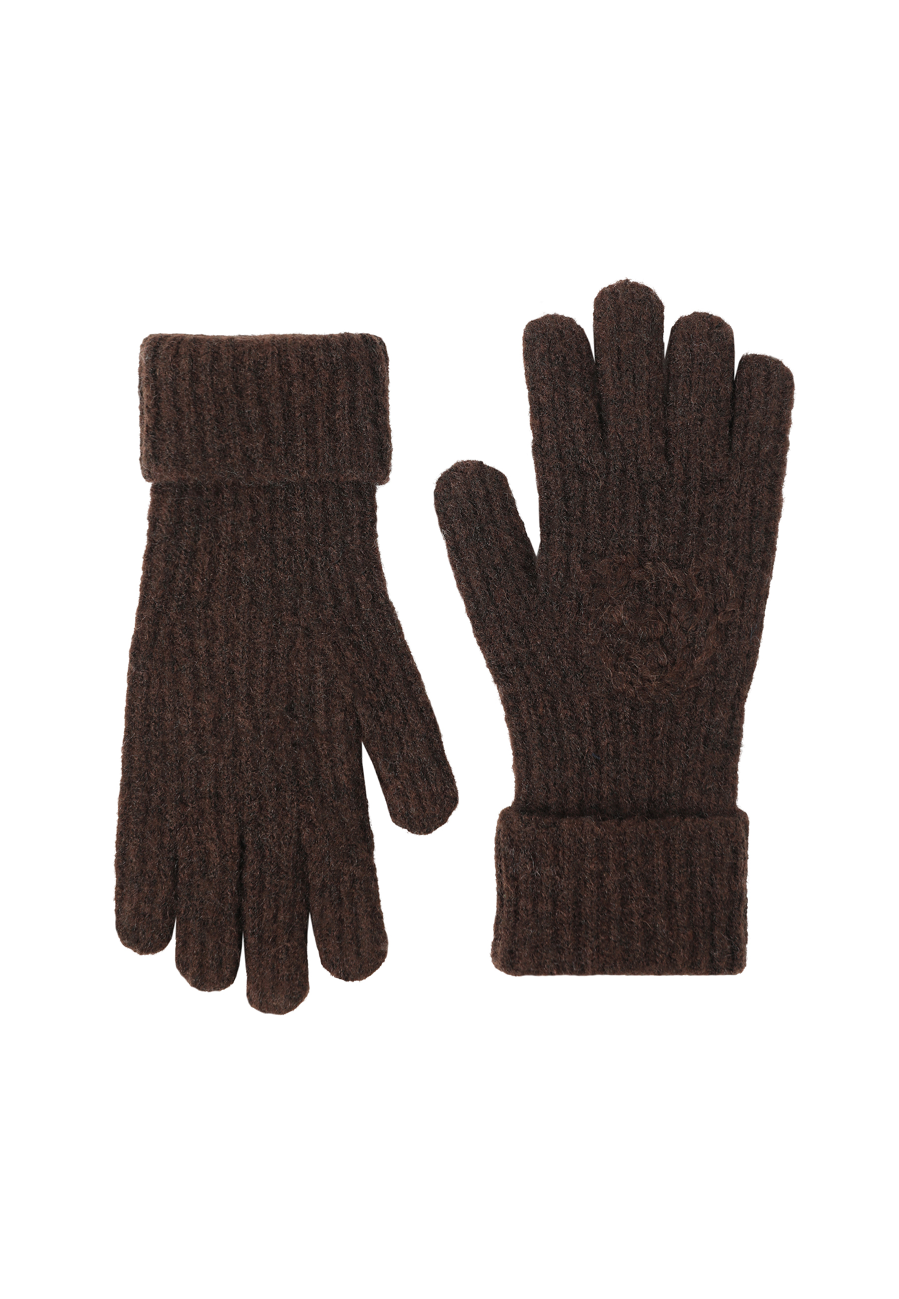 RĘKAWICZKI Z MOTYWEM MISIA USZATKA - NERULA 1 BRĄZOWY 2