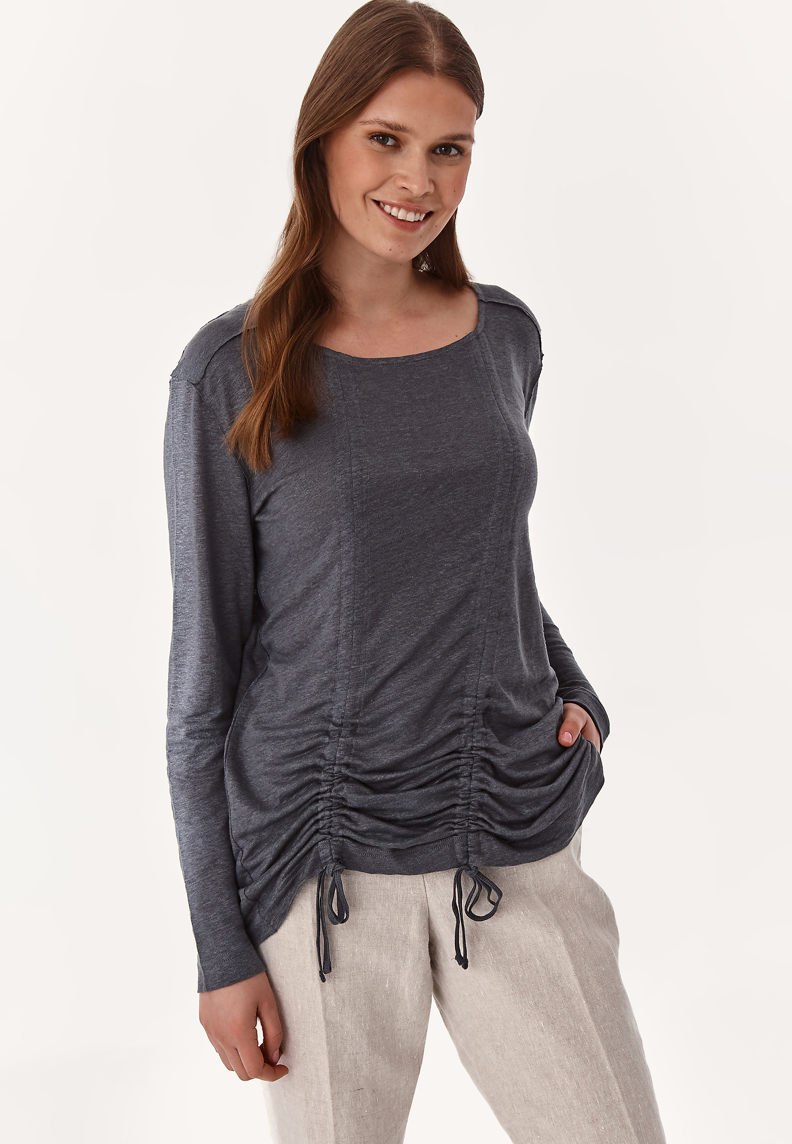 ŽENSKA BLUZA MILONI ŽENSKA BLUZA MILONI SIVA 78596