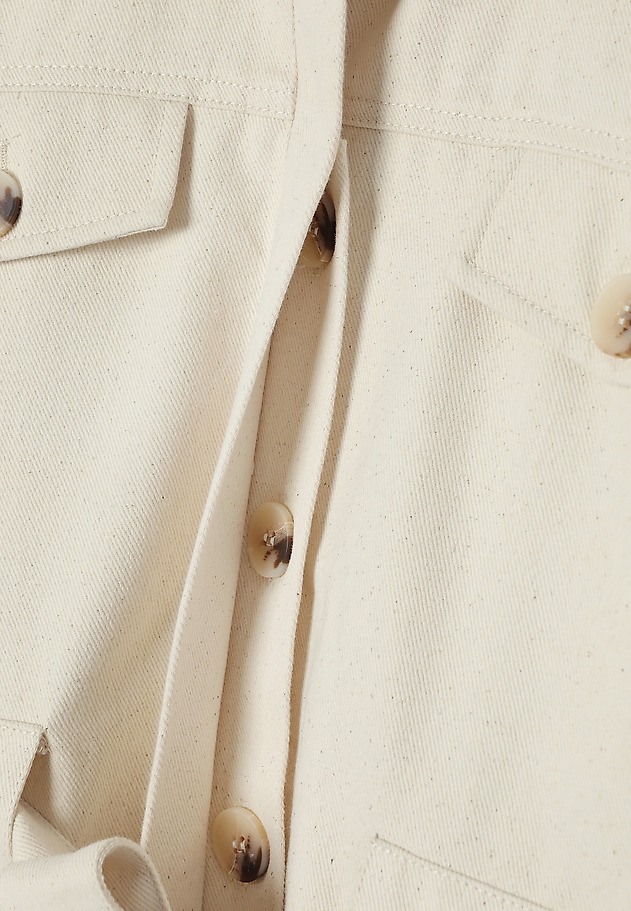 COTTON JACKET WITH BELT - LAGOS COTTON JACKET WITH BELT - LAGOS ŻÓŁTY 11