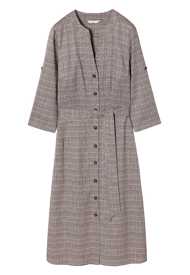 CHECKERED FABRIC DRESS - MANKIRI CHECKERED FABRIC DRESS - MANKIRI MULTIKOLOR 6
