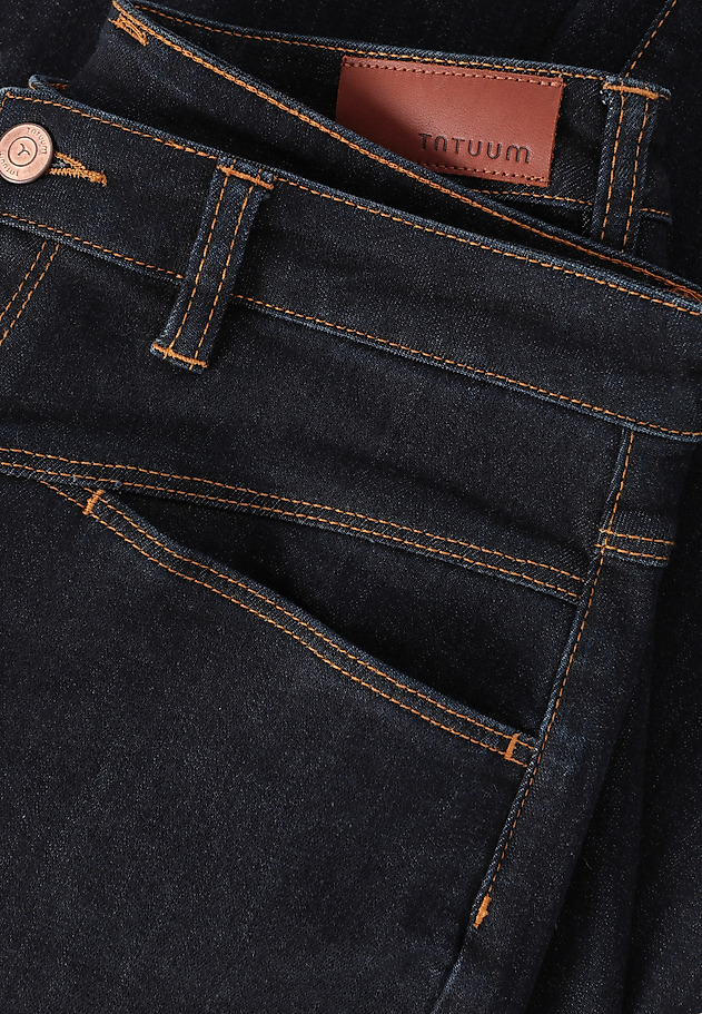 DŽÍNOVÉ KALHOTY SLIM FIT – YOKO 1 DŽÍNOVÉ KALHOTY SLIM FIT – YOKO 1 TMAVĚ MODRÁ 6