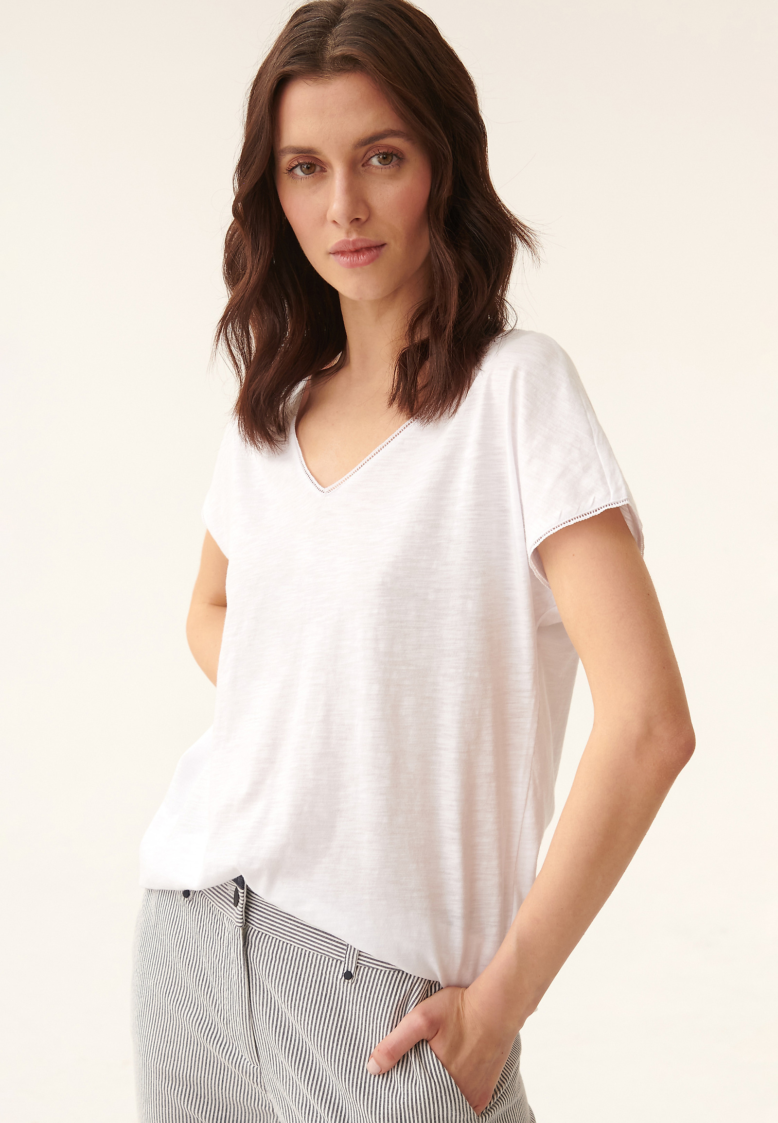 LADIES' SHORT SLEEVE BLOUSE SORINA LADIES' SHORT SLEEVE BLOUSE SORINA WHITE 88180