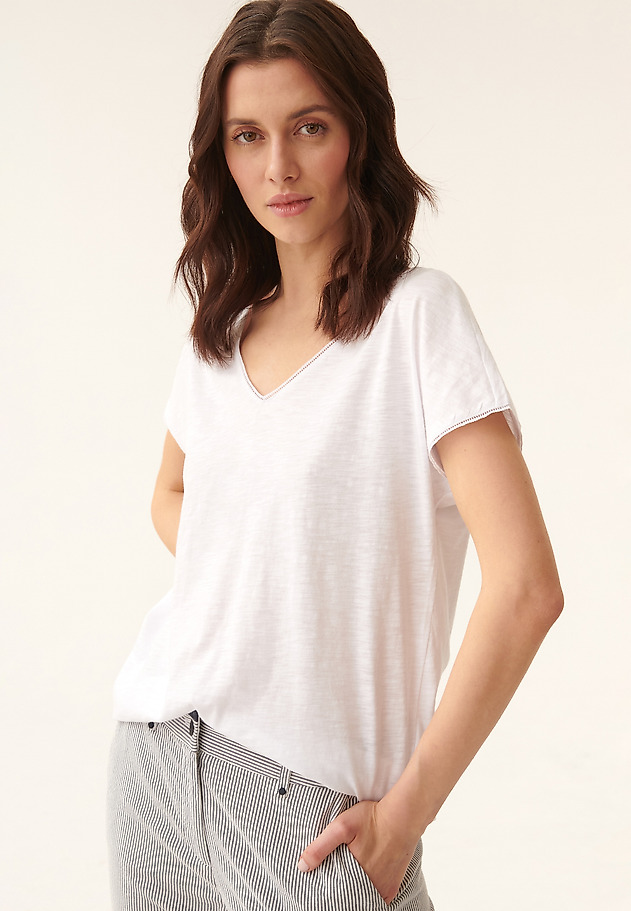 LADIES' SHORT SLEEVE BLOUSE SORINA LADIES' SHORT SLEEVE BLOUSE SORINA WHITE 1