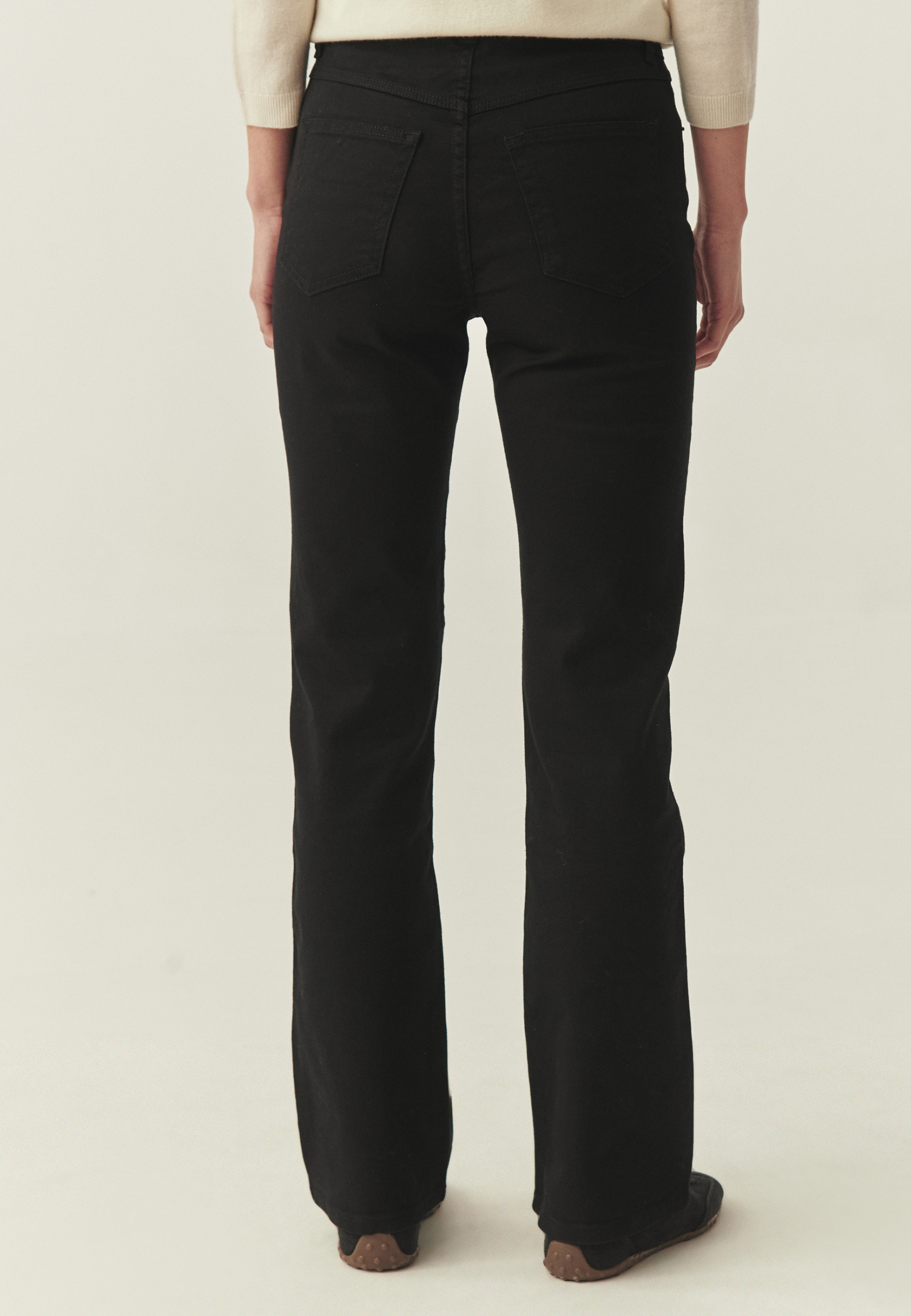 DENIMOWE SPODNIE FLARE - RIFONO 1 CZARNY 2