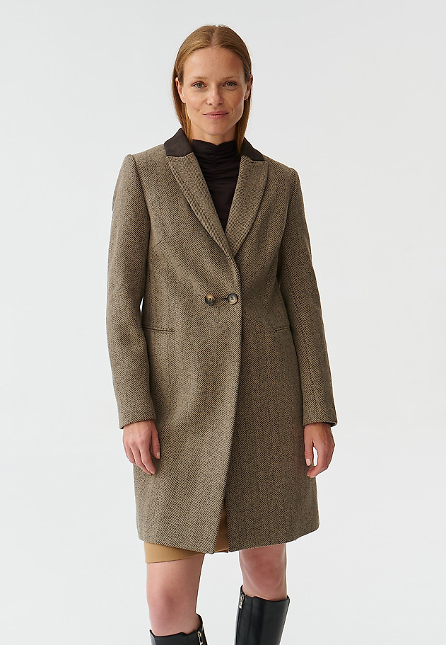 LADIES’ CLASSIC HERRINGBONE COAT SOWIA LADIES’ CLASSIC HERRINGBONE COAT SOWIA MULTICOLOR 1