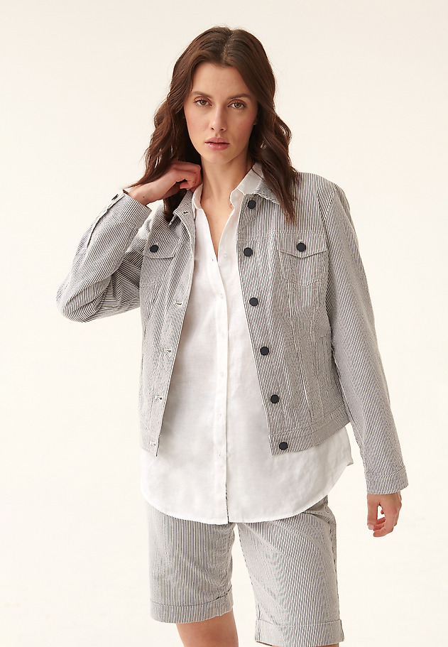 LADIES' STRIPED JACKET BESKA 2 LADIES' STRIPED JACKET BESKA 2 MULTICOLOR 3