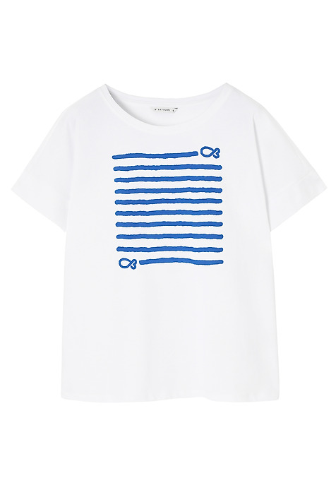 BAWEŁNIANY T-SHIRT Z NADRUKIEM - MONKI 1 MULTIKOLOR 2