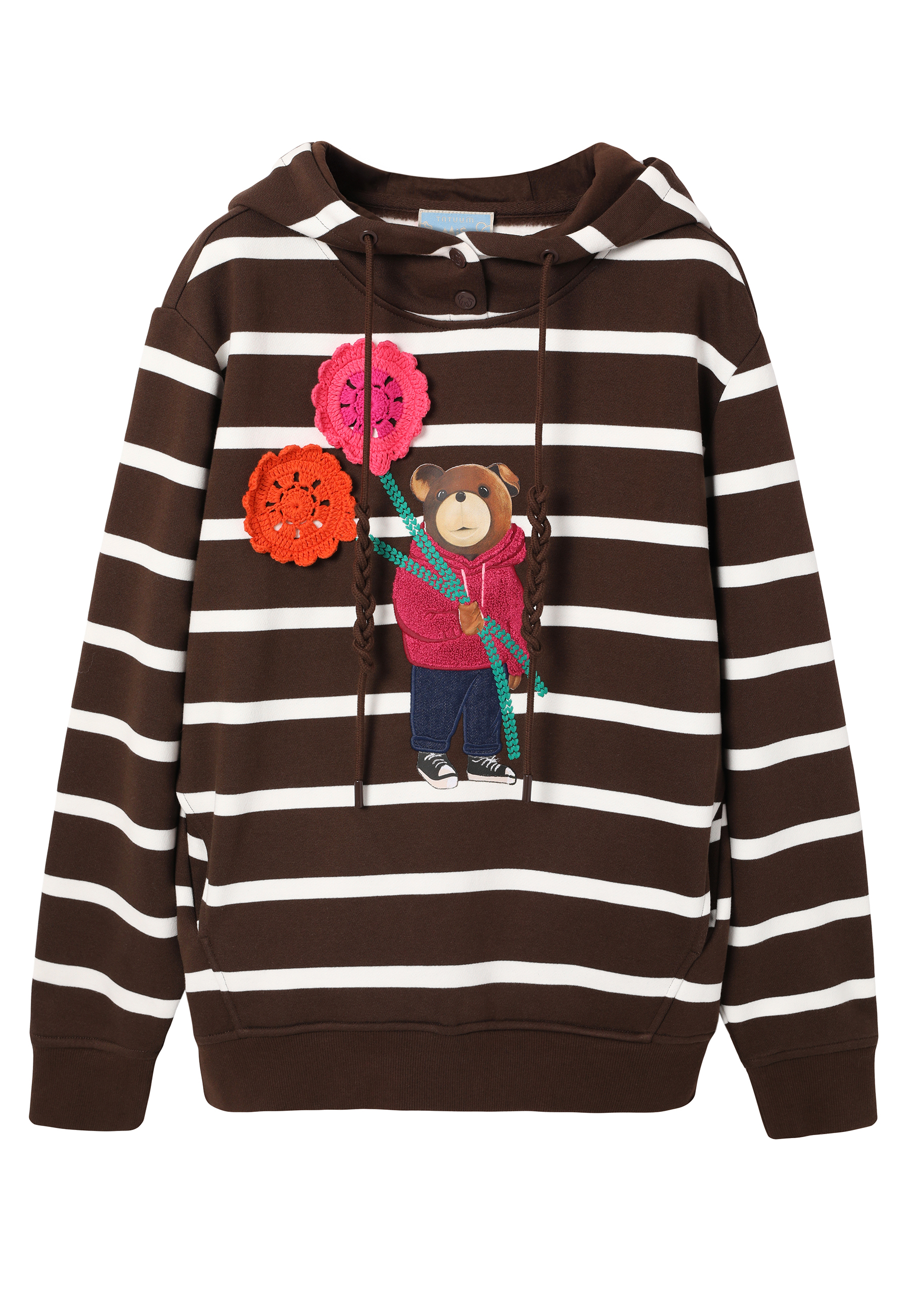 BAWEŁNIANA BLUZA W PASKI - MAORO 1 MULTIKOLOR 2