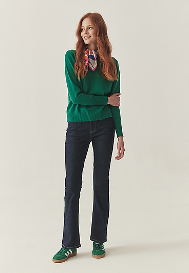 DENIMOWE SPODNIE FLARE - GIRONA DENIMOWE SPODNIE FLARE - GIRONA