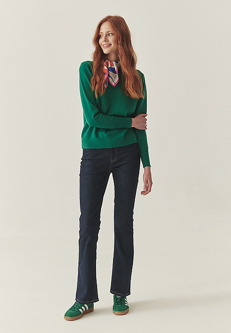 DENIMOWE SPODNIE FLARE - GIRONA DENIMOWE SPODNIE FLARE - GIRONA