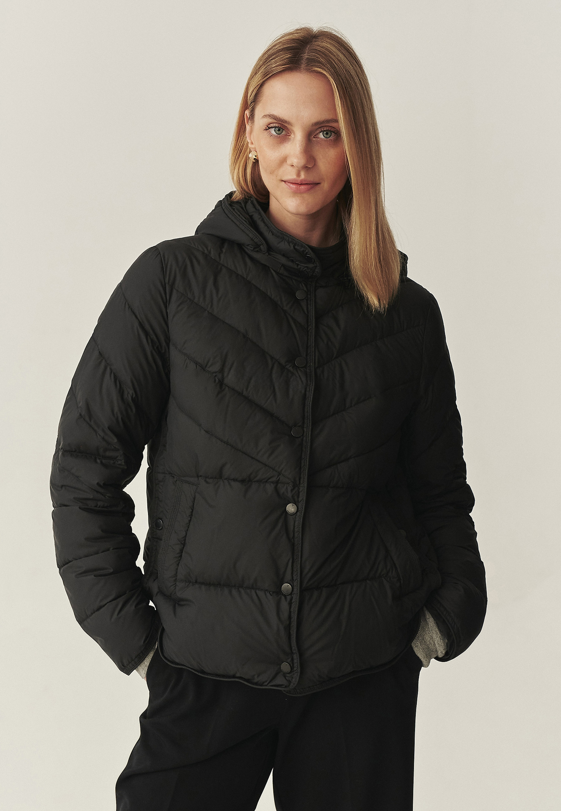 PUCHOWA KURTKA Z KAPTUREM - SAMORI