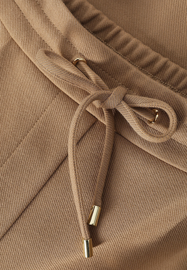 PANTALONI TRICOTAȚI CU TALIE ELASTICĂ - LILOTI PANTALONI TRICOTAȚI CU TALIE ELASTICĂ - LILOTI BEJ 8