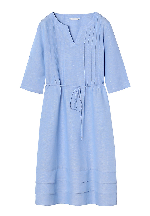 LADIES' DRESS WITH A BELT PEMO LADIES' DRESS WITH A BELT PEMO BLUE 7