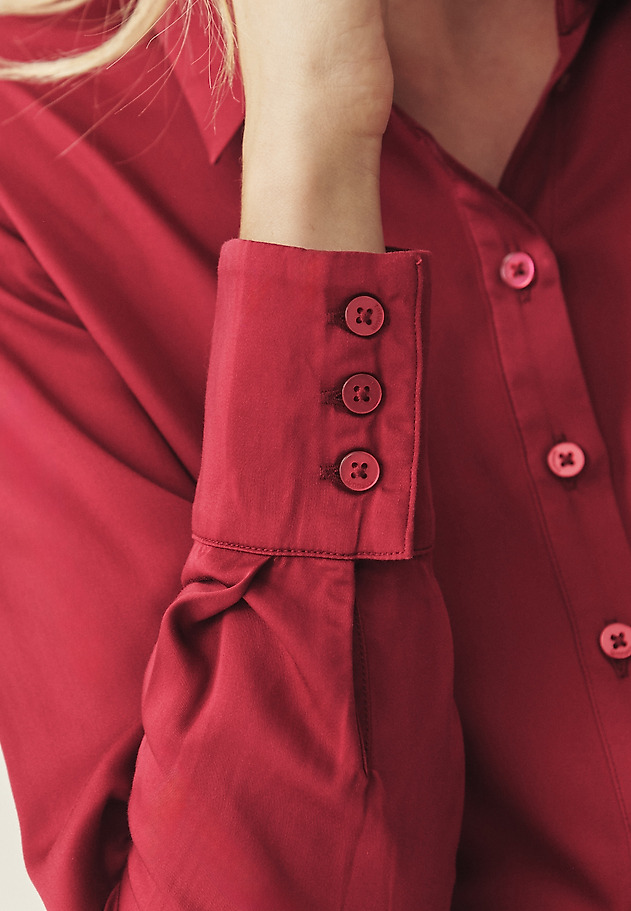 CĂMAȘĂ DIN SATIN CU TENCEL™ LYOCELL - NIKOLA CĂMAȘĂ DIN SATIN CU TENCEL™ LYOCELL - NIKOLA ROȘU 5