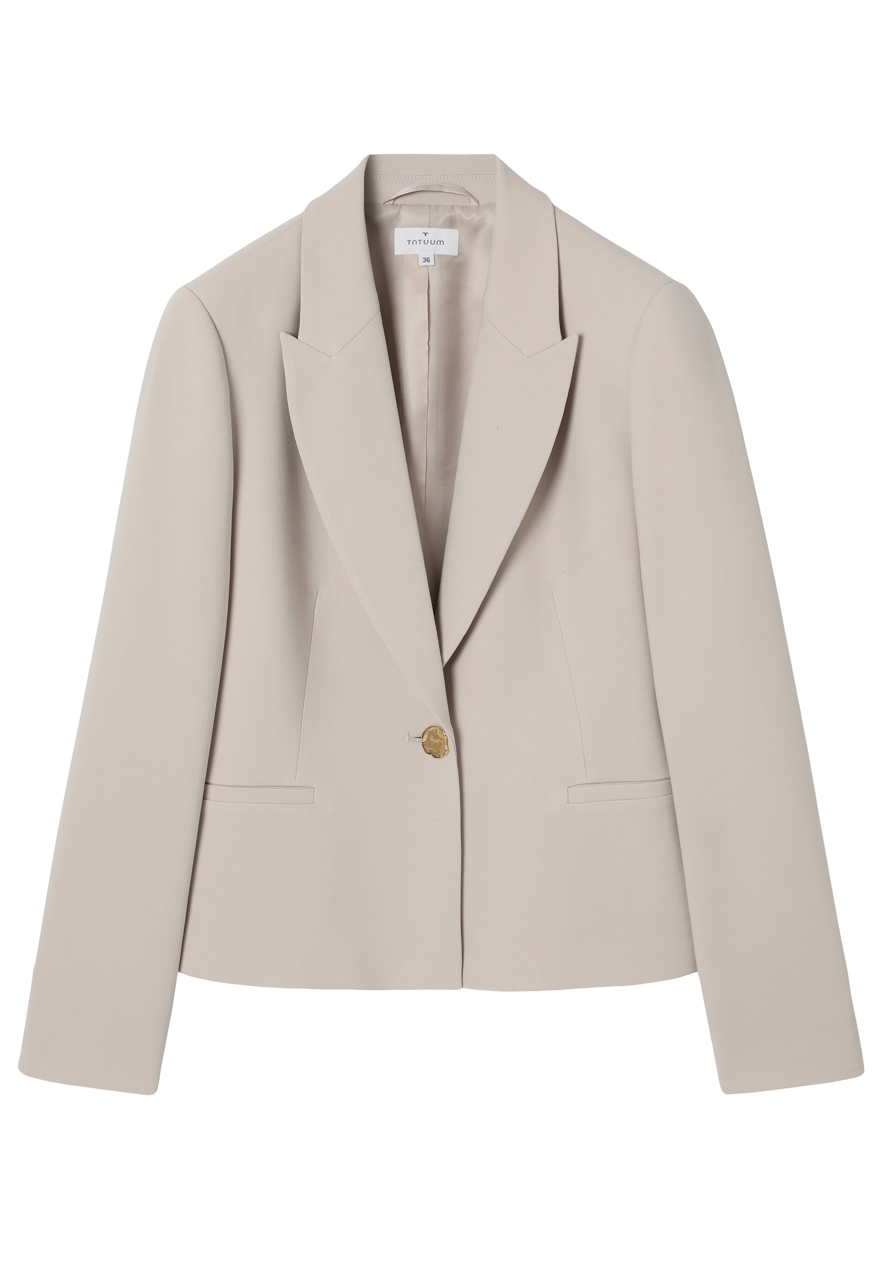 JACHETĂ SCURTĂ, CU NASTURE DECORATIV - MERTE GRI 2