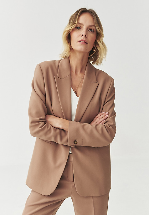 LADIES' WOVEN JACKET — KENEKO LADIES' WOVEN JACKET — KENEKO