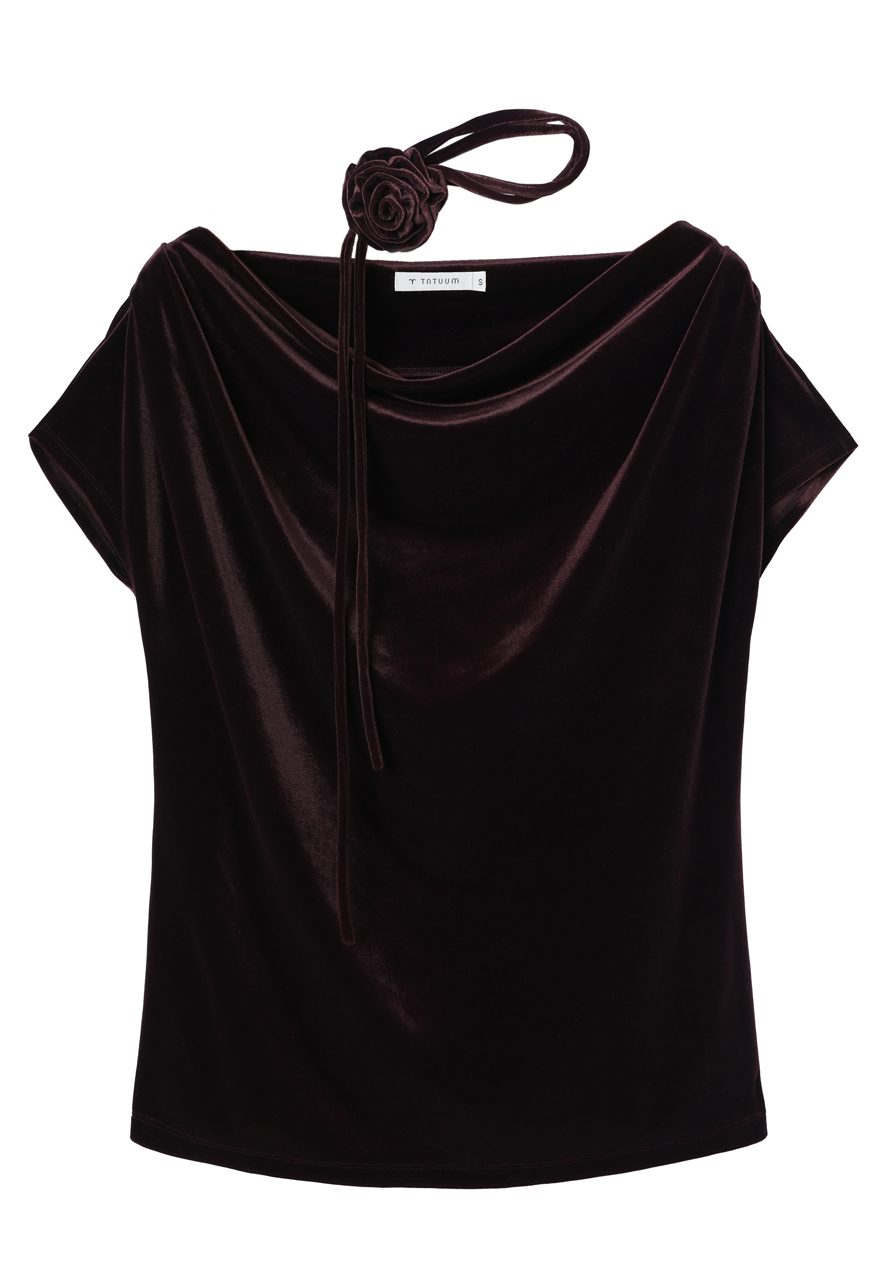 VELURNI SVEČNIK Z CVETLICAMI - BULAN 1 RDEČA 2