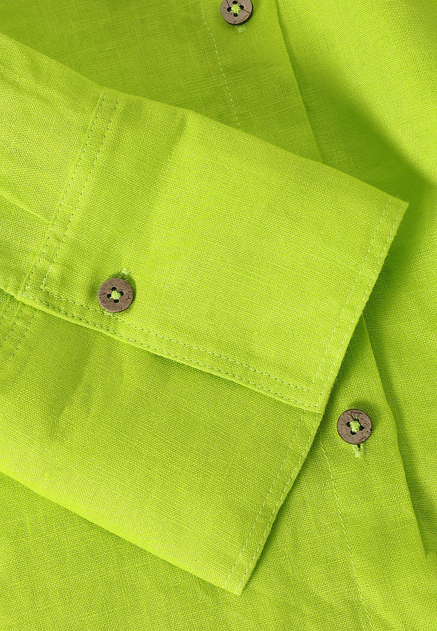 LADIES’ COMFORTABLE LINEN SHIRT - ANDRAGIA 1 LADIES’ COMFORTABLE LINEN SHIRT - ANDRAGIA 1 ZIELONY 8