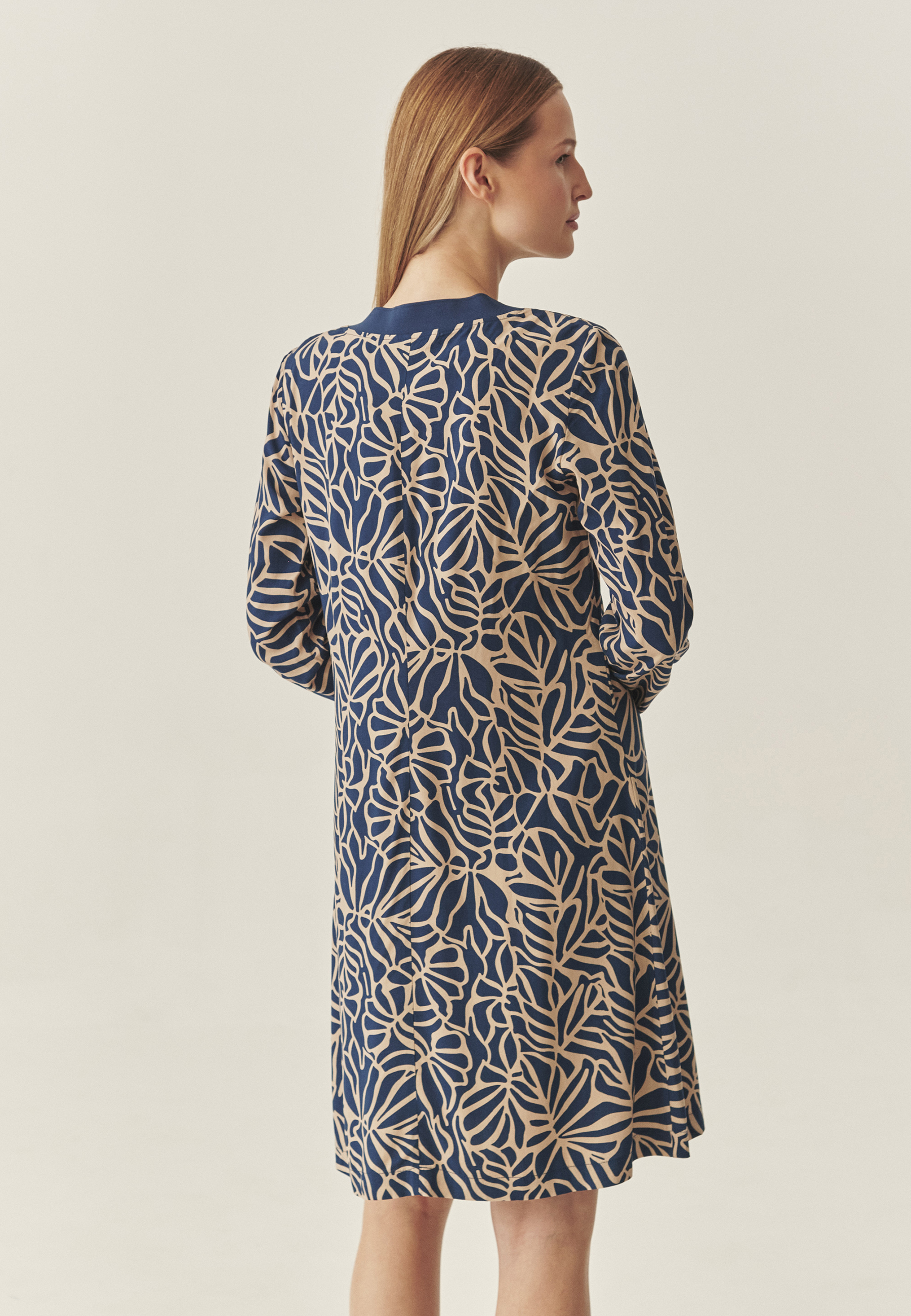 ROCHIE DIN ȚESĂTURĂ CU MODEL GEOMETRIC - NERTAMI MULTICOLOR 2