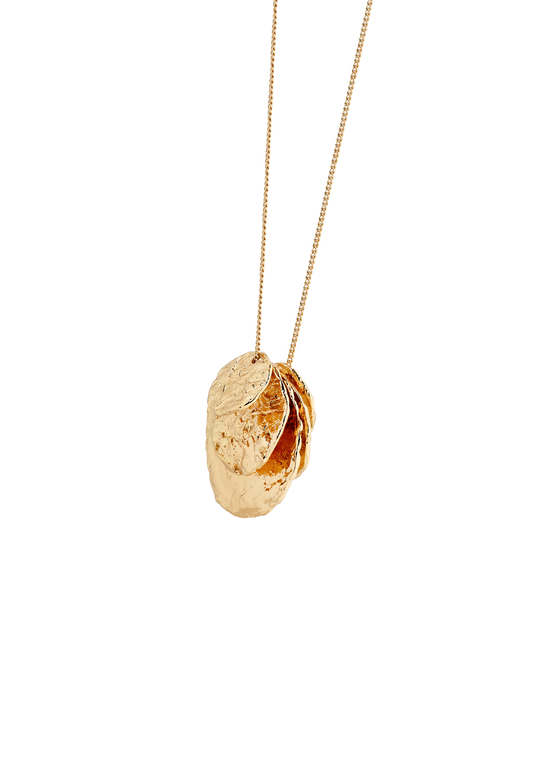 EFEKTOWNY NASZYJNIK Z WISIORKAMI - COINI SZARY 2