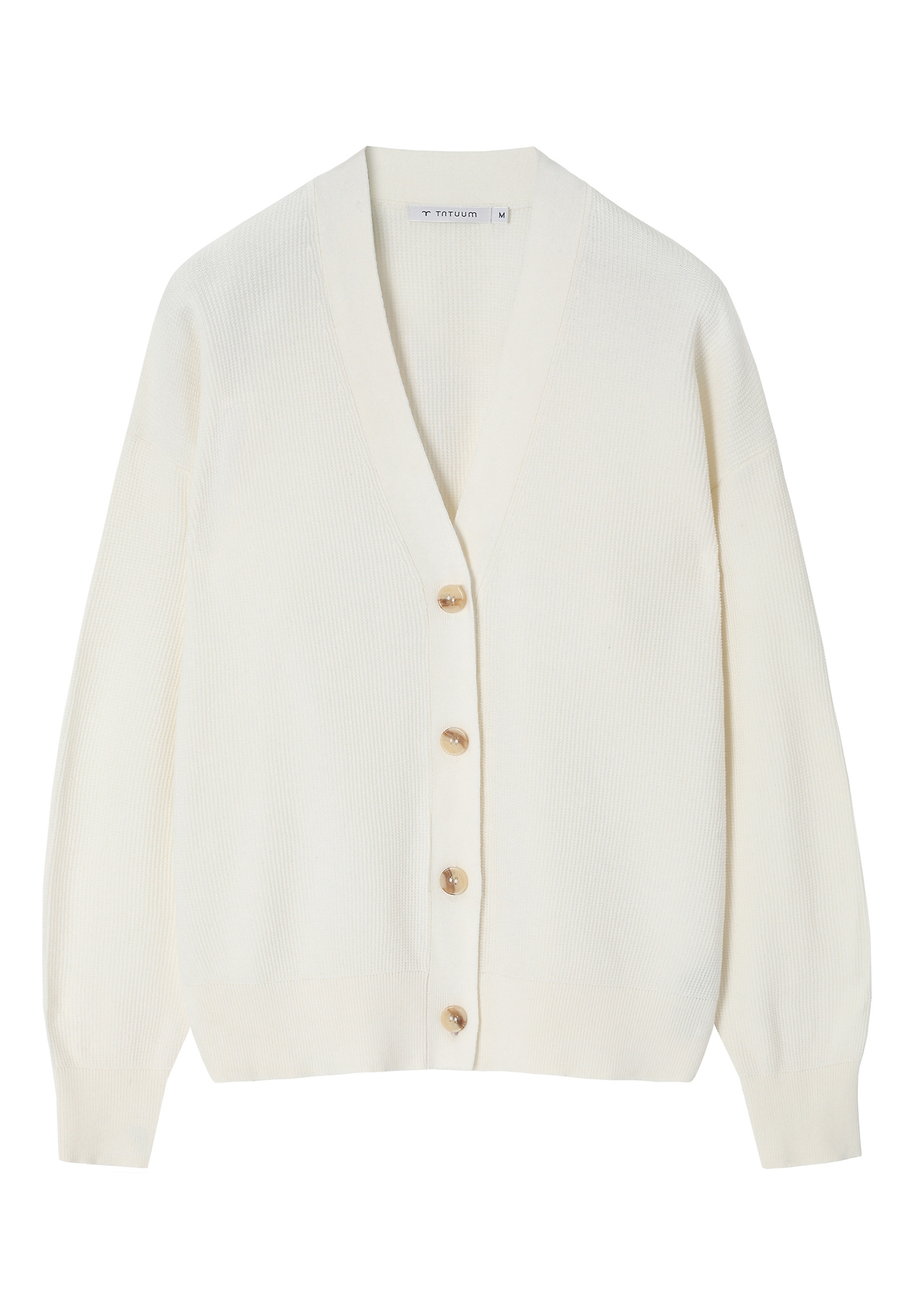 BAVLNENÝ KARDIGÁN - PONKONI BAVLNENÝ KARDIGÁN - PONKONI ECRU 113117