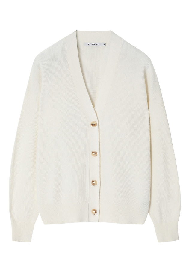 BAVLNENÝ KARDIGÁN - PONKONI BAVLNENÝ KARDIGÁN - PONKONI ECRU 7