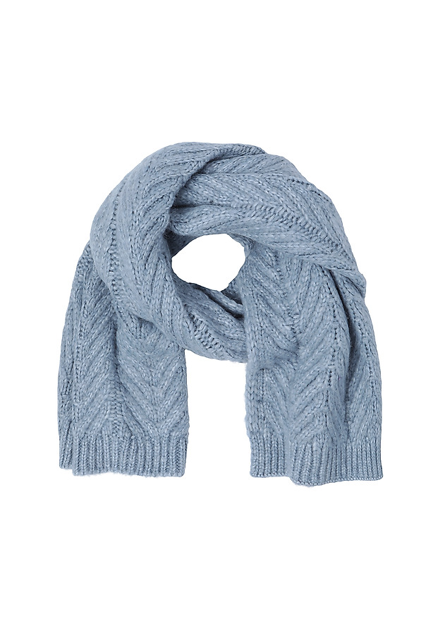FULAR DE DAMĂ, DIN TRICOT WELLIR FULAR DE DAMĂ, DIN TRICOT WELLIR ALBASTRU 2