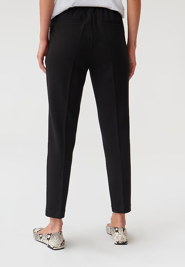 LADIES’ TROUSERS WITH RIBBING IWONE LADIES’ TROUSERS WITH RIBBING IWONE BLACK 4