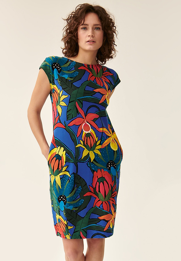 LADIES' FLORAL WRAP DRESS KOKA 3 LADIES' FLORAL WRAP DRESS KOKA 3 MULTIKOLOR 2