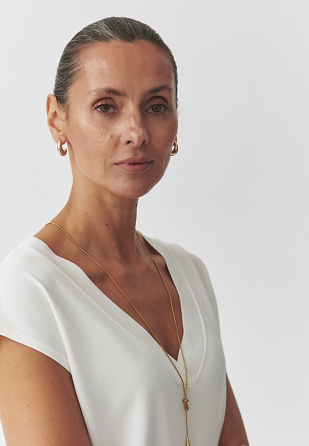 BLUZA IZ VISKOZNE PREJE - NEZIKI BLUZA IZ VISKOZNE PREJE - NEZIKI ECRU 1