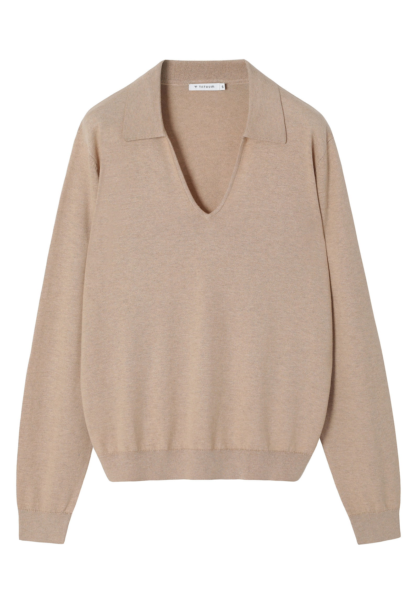 CLASSIC CASHMERE BLEND JUMPER - PALA 1 CLASSIC CASHMERE BLEND JUMPER - PALA 1 BEIGE 113151
