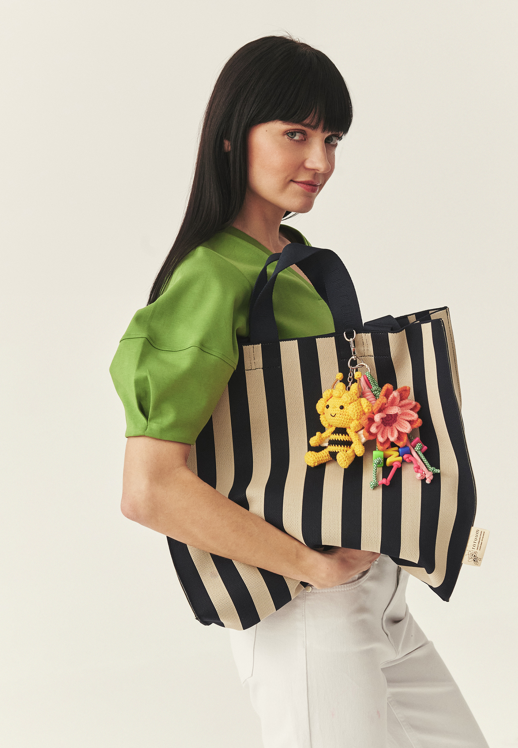 TKANINOWA TORBA W PASY - NIRELLE