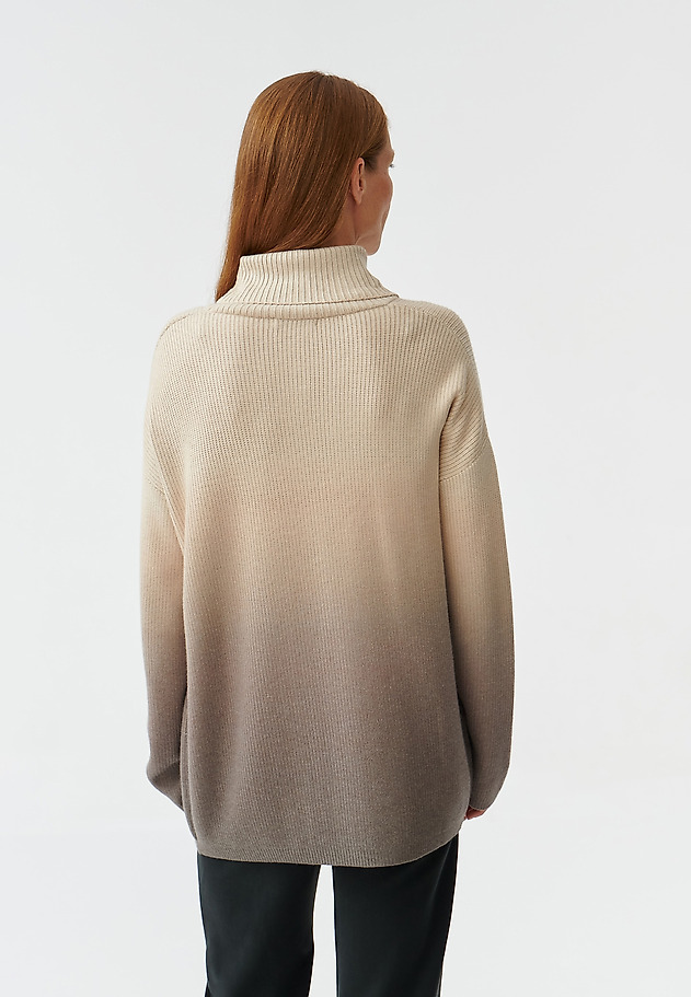 DÁMSKY OVERSIZED SVETER S EFEKTOM OMBRE JOSOMI DÁMSKY OVERSIZED SVETER S EFEKTOM OMBRE JOSOMI VIACFAREBNÝ 3