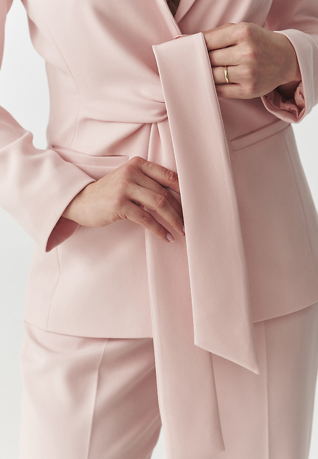 PASTEL BLAZER WITH TIE — KOALA 2 PASTEL BLAZER WITH TIE — KOALA 2 RÓŻOWY 6