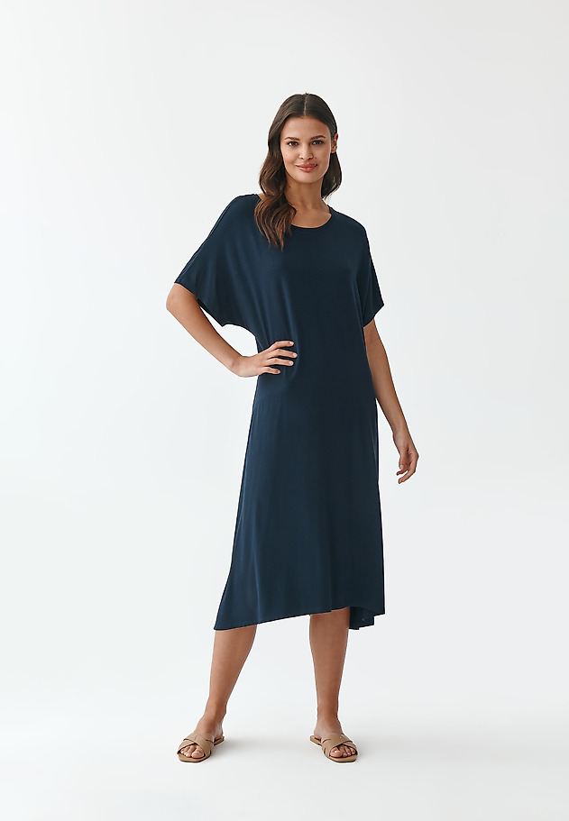 FLARED DRESS MARSO 1 FLARED DRESS MARSO 1 NAVY BLUE 1