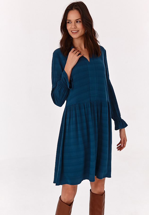 RAYON DRESS DRAMIA RAYON DRESS DRAMIA NIEBIESKI 2