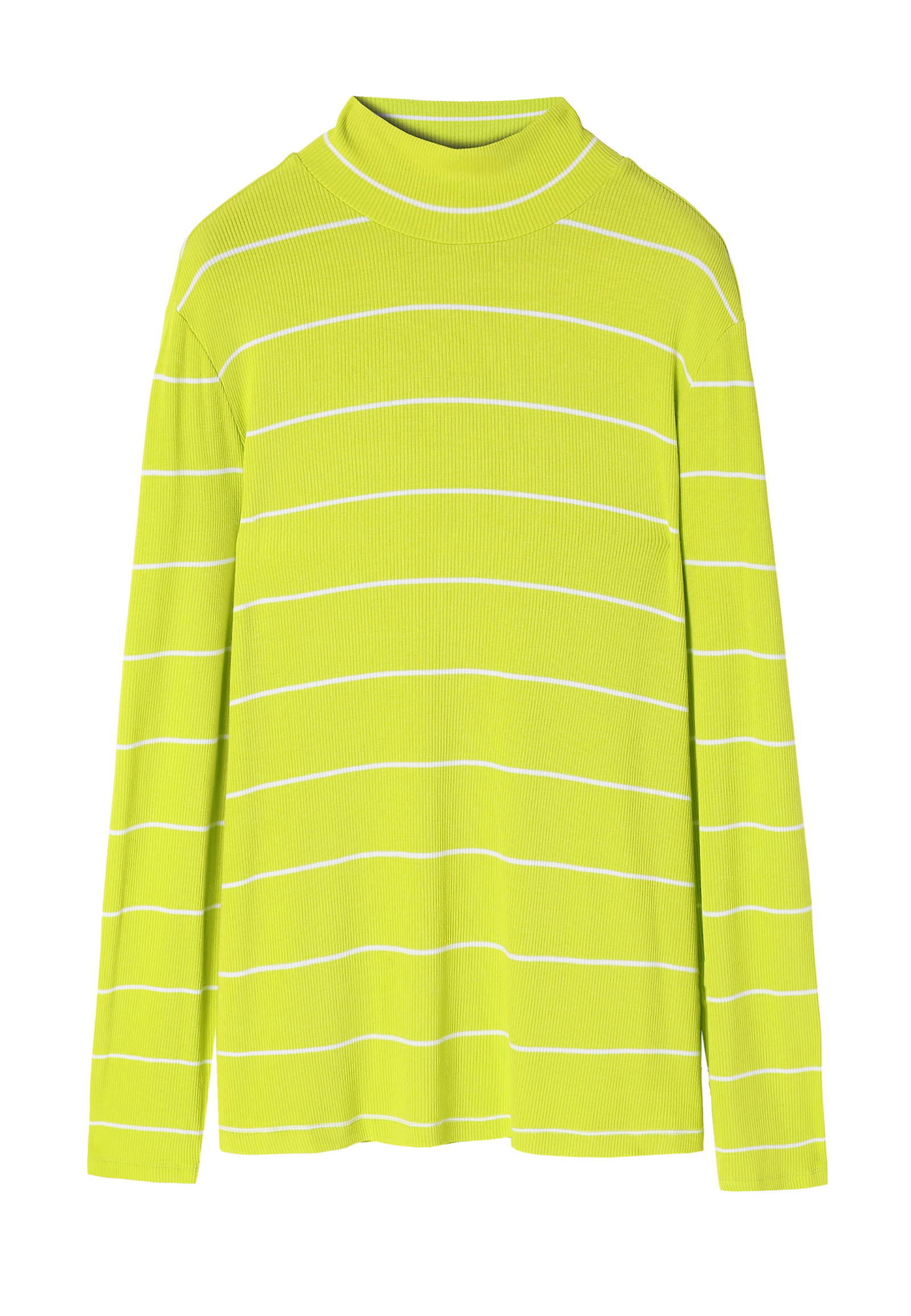 ŽENSKA ČRTASTA BLUZA S POLVRATOM - GOLTIKA 1 ŽENSKA ČRTASTA BLUZA S POLVRATOM - GOLTIKA 1 ZELENA 94439