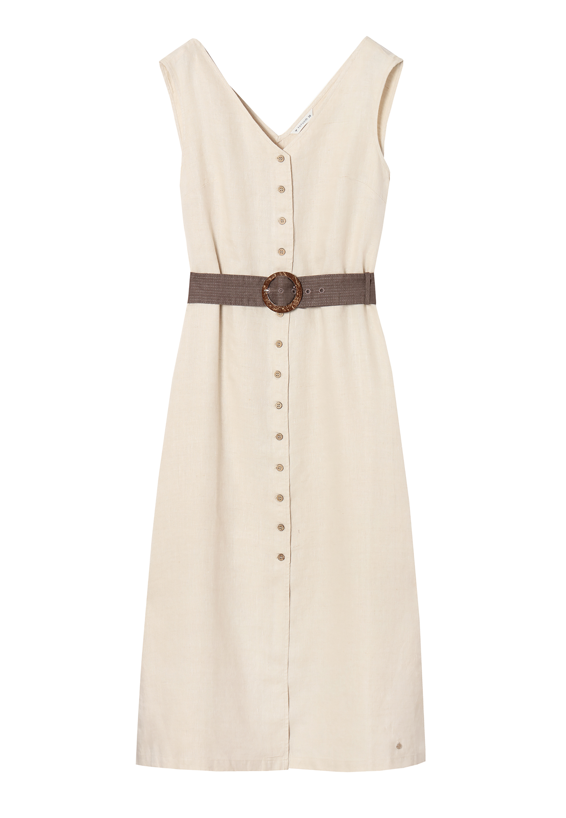 dámské šaty textilní MERIDO BÉŽOVÁ 2