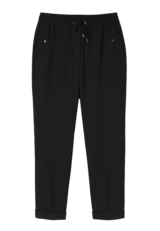 LADIES’ TROUSERS WITH TIE SANI LADIES’ TROUSERS WITH TIE SANI CZARNY 5