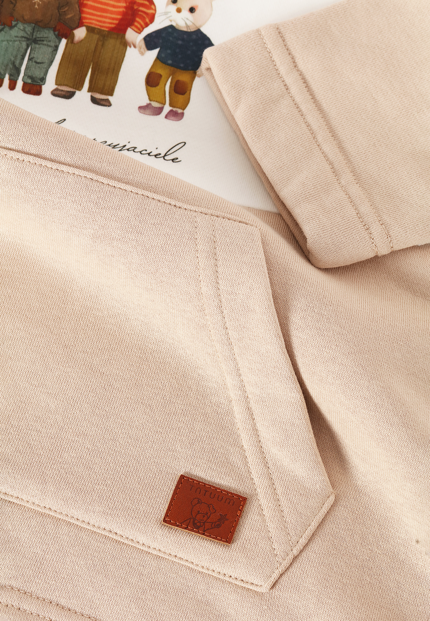 BLUZA DZIECIĘCA MOSKI KIDS BEŻOWY 2