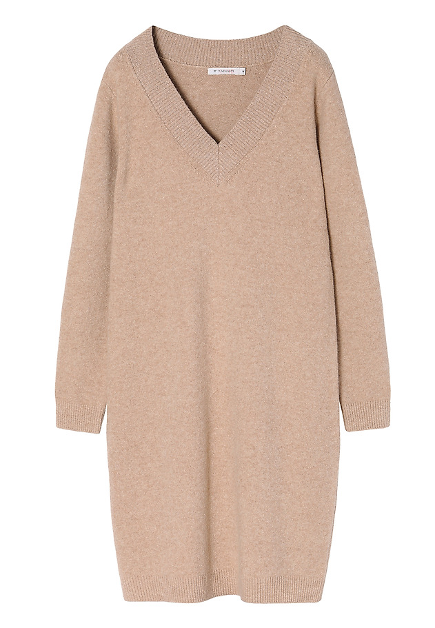 LADIES’ LONG-SLEEVED DRESS PLITI LADIES’ LONG-SLEEVED DRESS PLITI BEIGE 5