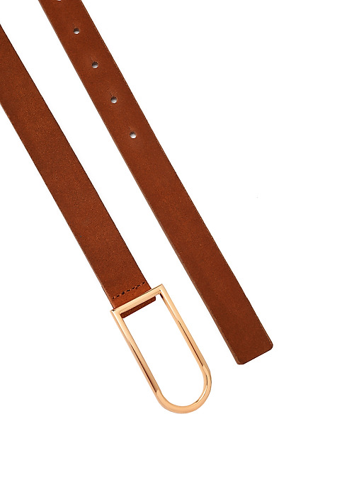 CUREA DIN PIELE NATURALĂ PENTRU FEMEI - IVIS 1 BEJ 2